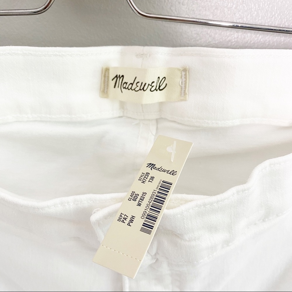 Madewell Tall Cali Demi-Boot Jeans in Pure White - Picture 6 of 11